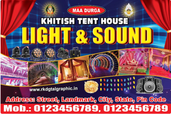 thumbnail Creating an Eye catching Flex Banner Design for Your Tent House Business